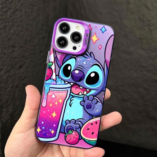 Disney Stitch Case for iPhone 15/16/Pro/Max/Plus | Matte, Lens Protect | Cartoon - Picture 17 of 32