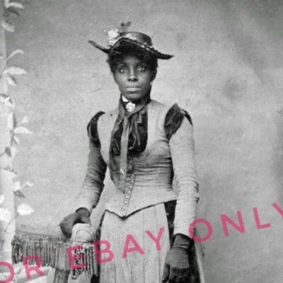 Vintage Old 1930s Photo Reprint of African American Black Girl in Depression Era Vintage Old 1930s Photo Reprint of African American Black Girl in Depression Era