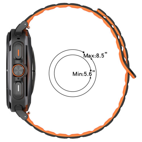 Silicone Band For Samsung Galaxy Watch Ultra 47mm Slim Skin-Feel Magnetic Strap - Picture 3 of 48