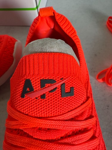 NUEVO EN CAJA APL Techloom Wave Mujer Tenis Neón Naranja Rojo Talla 9.5 - Imagen 7 de 10