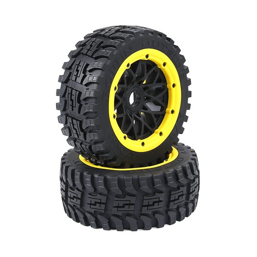 Second-Generation All-Terrain Tire Front Tire Assembly For 1/5 HPI KM BAJA 5B SS - Picture 9 of 20