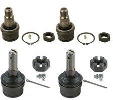 Moog Front Upper & Lower Ball Joints Kit Set For Ford F250 F350 Super Duty 4WD