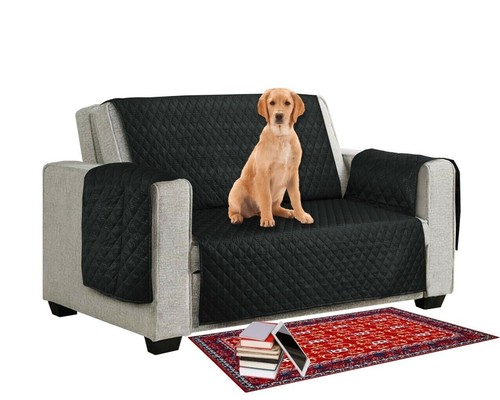 REVERSIBLE Quilted Sofa Slip Covers Furniture Non Slip Throw Pet Protector DOGs - Picture 179 of 204