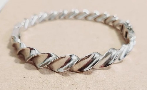 Ross-Simons Sterling Silver Twisted Bangle Bracelet - Picture 9 of 9