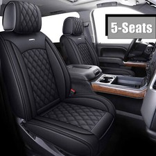 For 2007-2021 Chevy Silverado Gmc Sierra 1500 5-seat Cover Full Set Leather Pad For 2007-2021 Chevy Silverado Gmc Sierra 1500 5-seat Cover Full Set Leather Pad