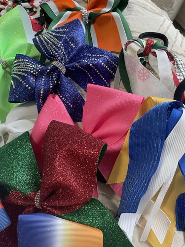 Wholesale Cheer Bows Lot Assortment. Lot Of 6 Bows - Picture 7 of 8