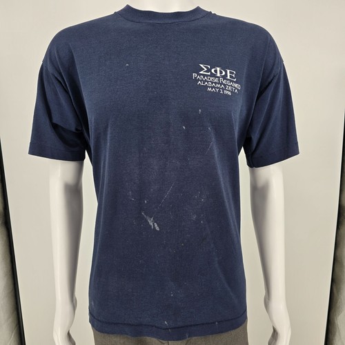 Vintage 1996 ΣΦΕ Sigma Phi Epsilon Alabama Zeta Paradise Regained T-Shirt (XL) - 第 1/15 張圖片