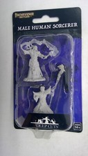 PATHFINDER BATTLES MINIATURE  MALE HUMAN SORCERER