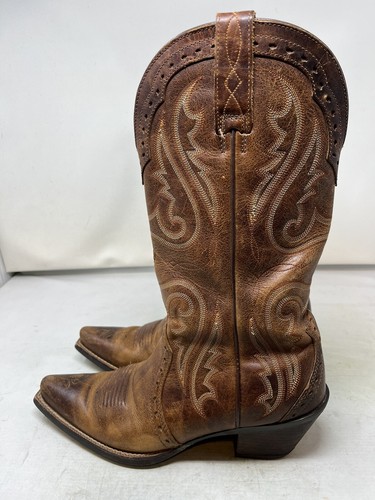 Ariat Brown Boots Caramel Heritage X Toe Cowboy Style 10005908 Size 8.5