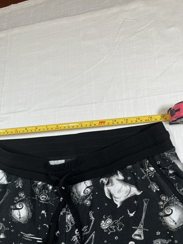Disney Nightmare Before Christmas taglia 1X pantaloni da jogging neri da donna - Foto 6 di 7