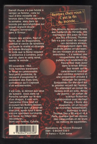 Thomas Day : Sympathies For The Devil ÉDITIONS DU BÉLIAL DL 2000 - Imagen 2 de 2