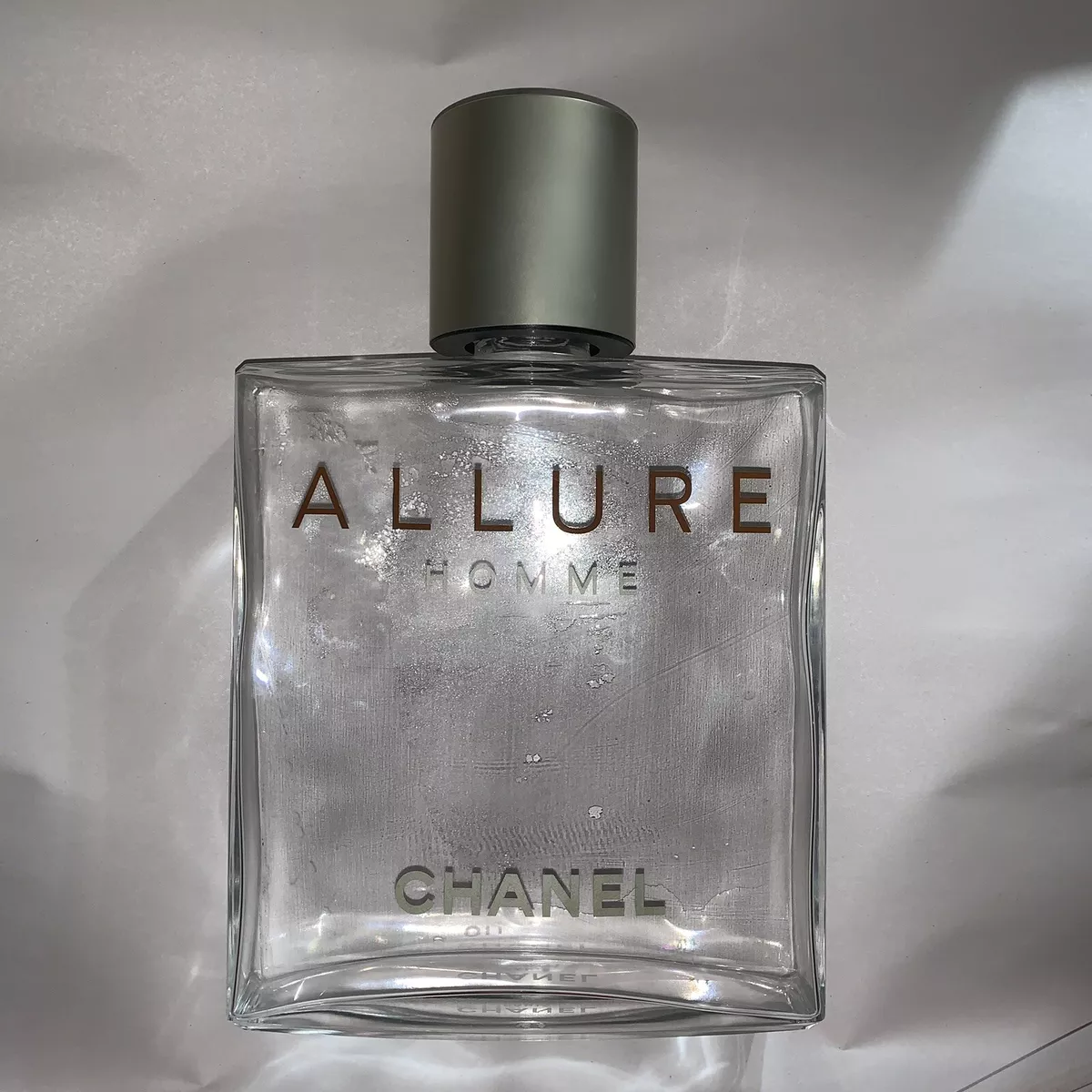 HUGE auth CHANEL perfume display bottle ALLURE factice HOMME dummy