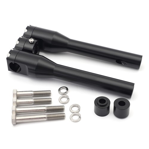 1 1/8" Handlebar Risers 10" 11" Club Style For Harley Dyna Softail Sportster 883 - Picture 7 of 12