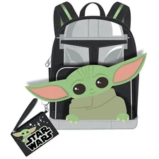 DISNEY STAR WARS GROGU MANDALORIAN MINI BACKPACK COIN PURSE NEW