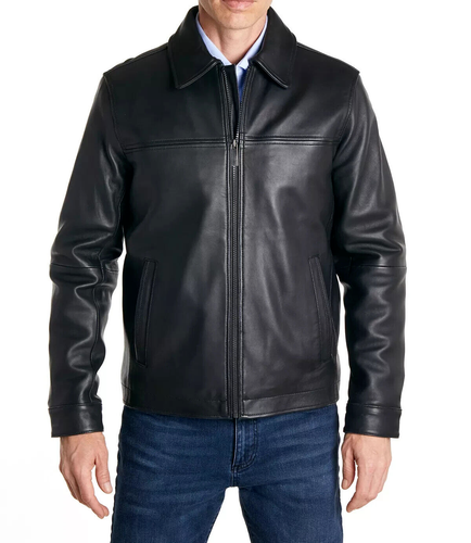 NWTs Perry Ellis Quilted Leather XL Jacket $525 USD RRP. Lightweight but hardy. - Picture 1 of 4