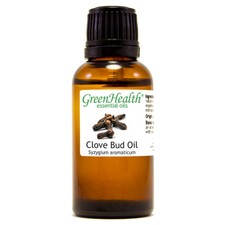 1 fl oz Clove Bud Essential Oil 100 Pure Natural - GreenHealth