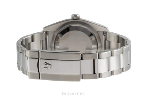Rolex Datejust 36 Blue Dial Oyster Roulette-Datum Edelstahl Automatik Ref 116200 - Bild 11 von 14