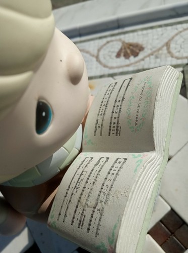 Enesco Precious Moments beleuchtetes animiertes Musical O COME All YE TRUE - Bild 7 von 7
