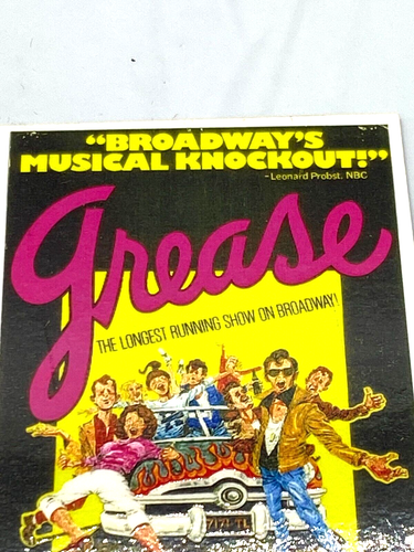 Vintage Refrigerator Magnet of the Broadway Musical "Grease"  size  is 2" x 3" - Picture 3 of 5
