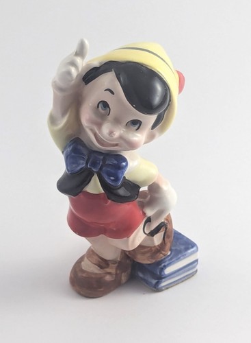Vintage Disney Pinocchio 4" Keramikfigur - hat einige Gebrauchsspuren, keine Chips oder Kerben - Bild 1 von 6