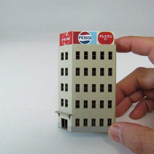 Paper Craft Sankei MP01-96 Building B 1/220 - Z - Picture 3 of 5