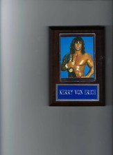 KERRY VON ERICH PLAQUE WRESTLING WCCW NWA WWE WITH BELT