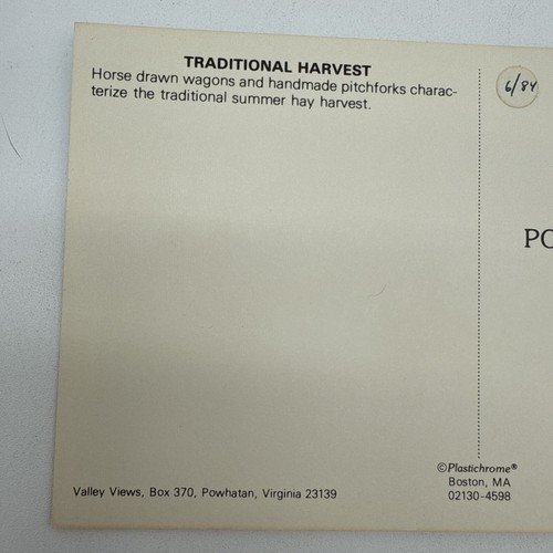 Traditional Harvest Postcard Vintage - Picture 5 of 7