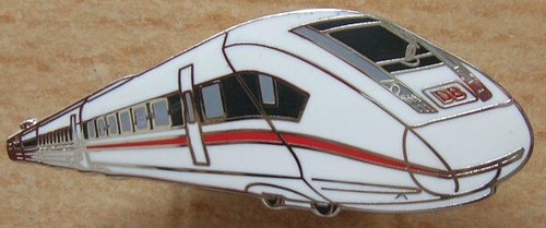 Pin Anstecker E-Triebwagen ICX weiß/rot Zug Lok Eisenbahn Railway Art. 6325 - Bild 5 von 7