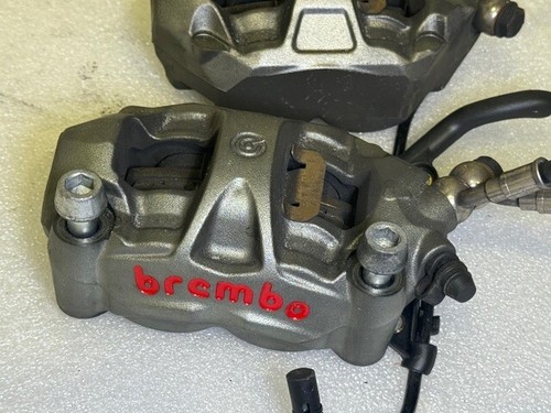 Ducati Diavel 1260S 2019 OEM Brembo pinzas de freno delanteras con cilindro maestro 19-22 - Imagen 5 de 8