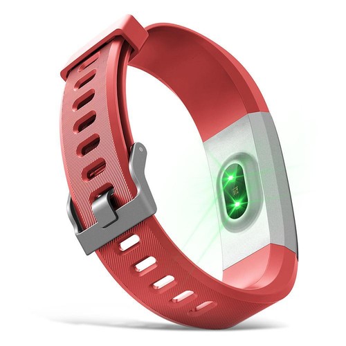 20mm Replacement Band Silicone Smart Watch Wrist Strap for ID115Plus HR (Red) - Zdjęcie 4 z 8