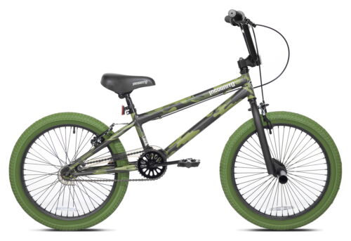20" Boys BMX Bike Green Camouflage Child Bicycle NEW Stunt Freestyle Kids Ride - Picture 9 of 12