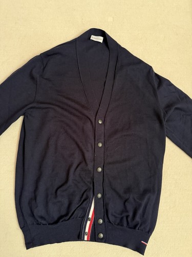 Moncler Jacke Cardigan Herren Gr L Blau Strickjacke - Bild 2 von 11