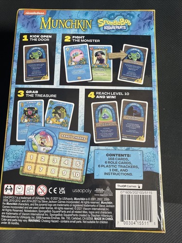 USAopoly Munchkin Spongebob Squarepants Card Game - Picture 2 of 2