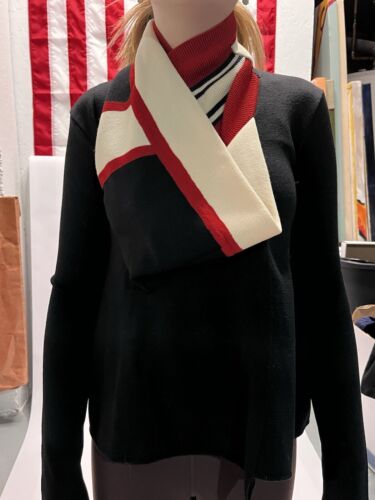 Balenciaga Damen Wollpullover mit Stehkragen Größe 34 Made in Italy Schwarz - Bild 17 von 20