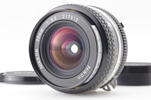 [Near MINT] Nikon Ai-s Nikkor 20mm f/3.5 Wide Prime Lens From JAPAN