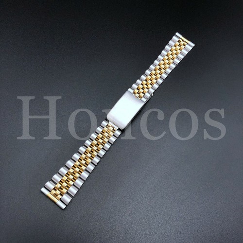 Pulsera de acero President Jubilee de 18-22 mm para oro rosa Seiko - Imagen 28 de 39