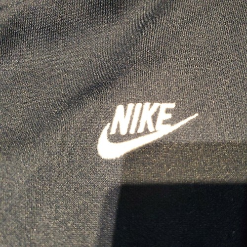 Nike Full Zip Up Mock Neck Black & White Activewear Jacket Kids xl 16-18 EUC - Picture 4 of 10