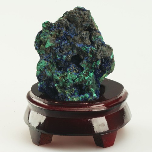 631g Natural Blue Azurite Malachite Copper Crystal Mineral Specimen 05 - Picture 1 of 5