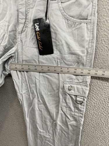 Lee Gold Label Women’s Roll-Up Tab Legs Outdoor Hiking Cargo Pants Size 14 NEW - Picture 8 of 14