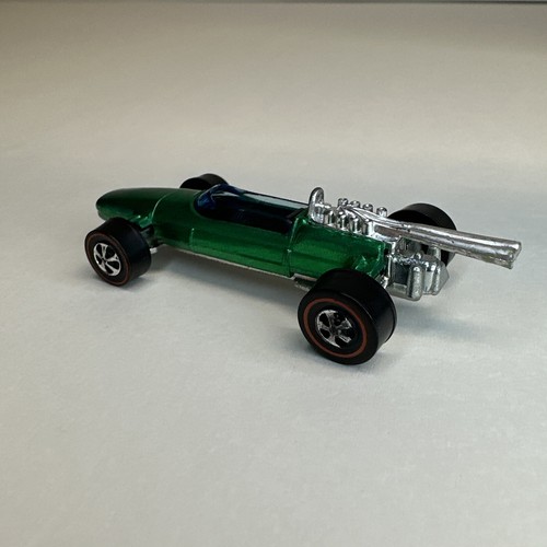 Vintage 1969 Hot Wheels Redline Brabham Repco F1 Green Hong Kong Original - Bild 11 von 24