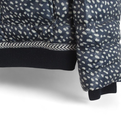 Tory Burch Coat UK 8 Blue Pattern Womenswear Full Zip Padded Polyester- Preloved - Picture 15 of 24