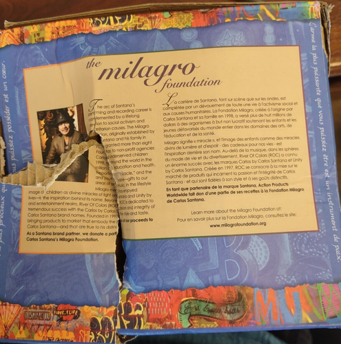 Santana Mini Wooden Bongo Set, OBN, Distressed - Picture 4 of 5