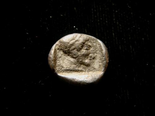 CARIA. CNIDOS, circa 478 BC. DIOBOL. Lion head. Aphrodite within incuse square. - Picture 2 of 2