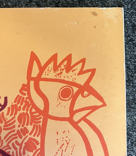 David Weidman Confuseman Poster on Cardboard With Stamp Mid Century Modern - Picture 10 of 12