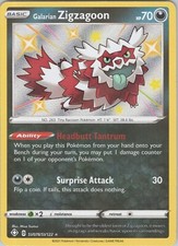 Galarian Zigzagoon NM SV078 Shining Fates: Shiny Vault Pokemon