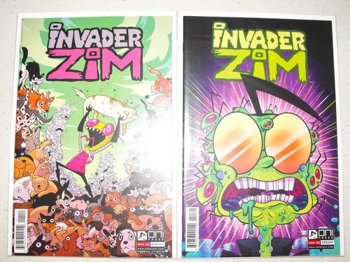 INVADER ZIM #11 VARIANT SET NM/MINT  JHONEN VASQUEZ JTHM, SQUEE - Picture 1 of 3