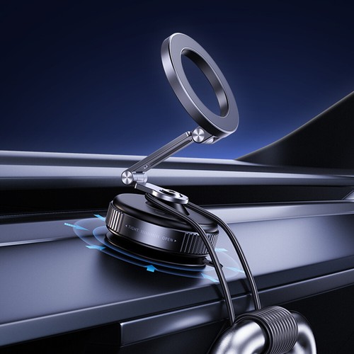 Magnetic Car Phone Holder Vacuum Suction Cup Cell Phone Holder Car Accessories - Photo 5 sur 11