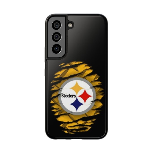 Pittsburgh Steelers Football Shred Tough Phone Case - Picture 105 of 108