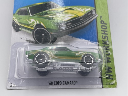 Hot Wheels '68 Copo Camaro Green Variant #211/250 HW Workshop Heat Fleet 2015 - Picture 2 of 9