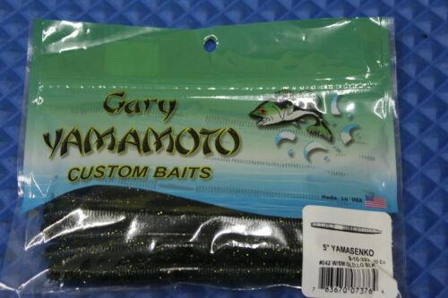 "Paquete de 10 cebos personalizados Gary Yamamoto 5" Yamasenko 9-10 serie 9 ¡ELIGE TU COLOR! - Imagen 53 de 116